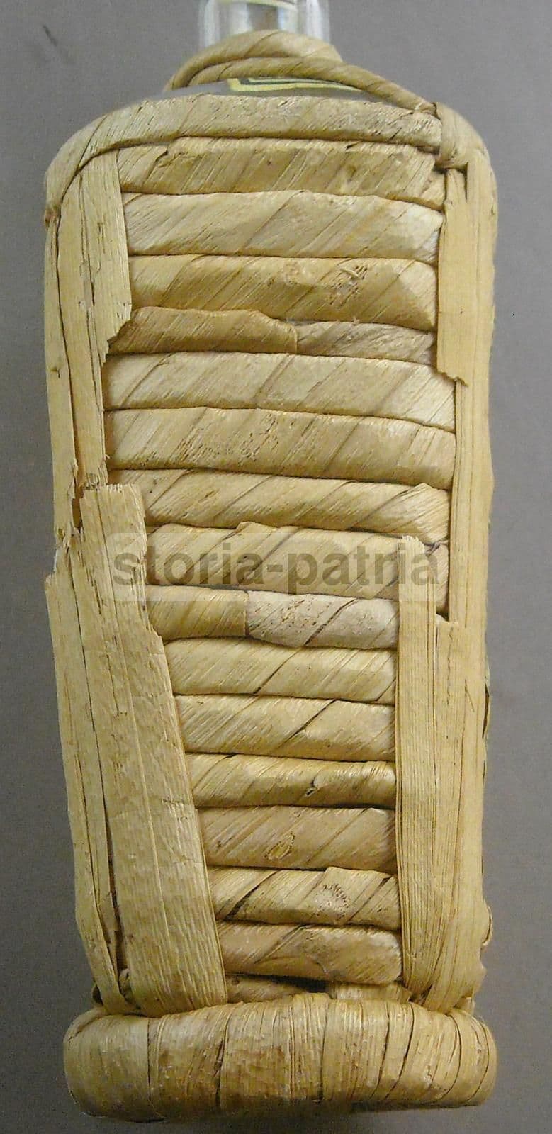 Bottiglia Impagliata Liquore Centerba Barattucci Chieti Vintage