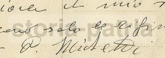 Cartolina Autografa Michetti, Villa Francavilla A Mare, 1906, Abruzzo