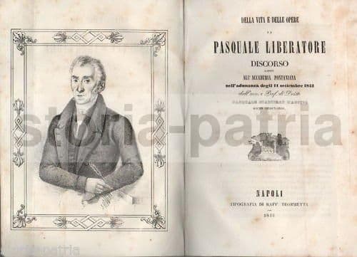 Biografia Di Pasquale Liberatore Scritta Da Pasquale Stanislao Mancini (1842)