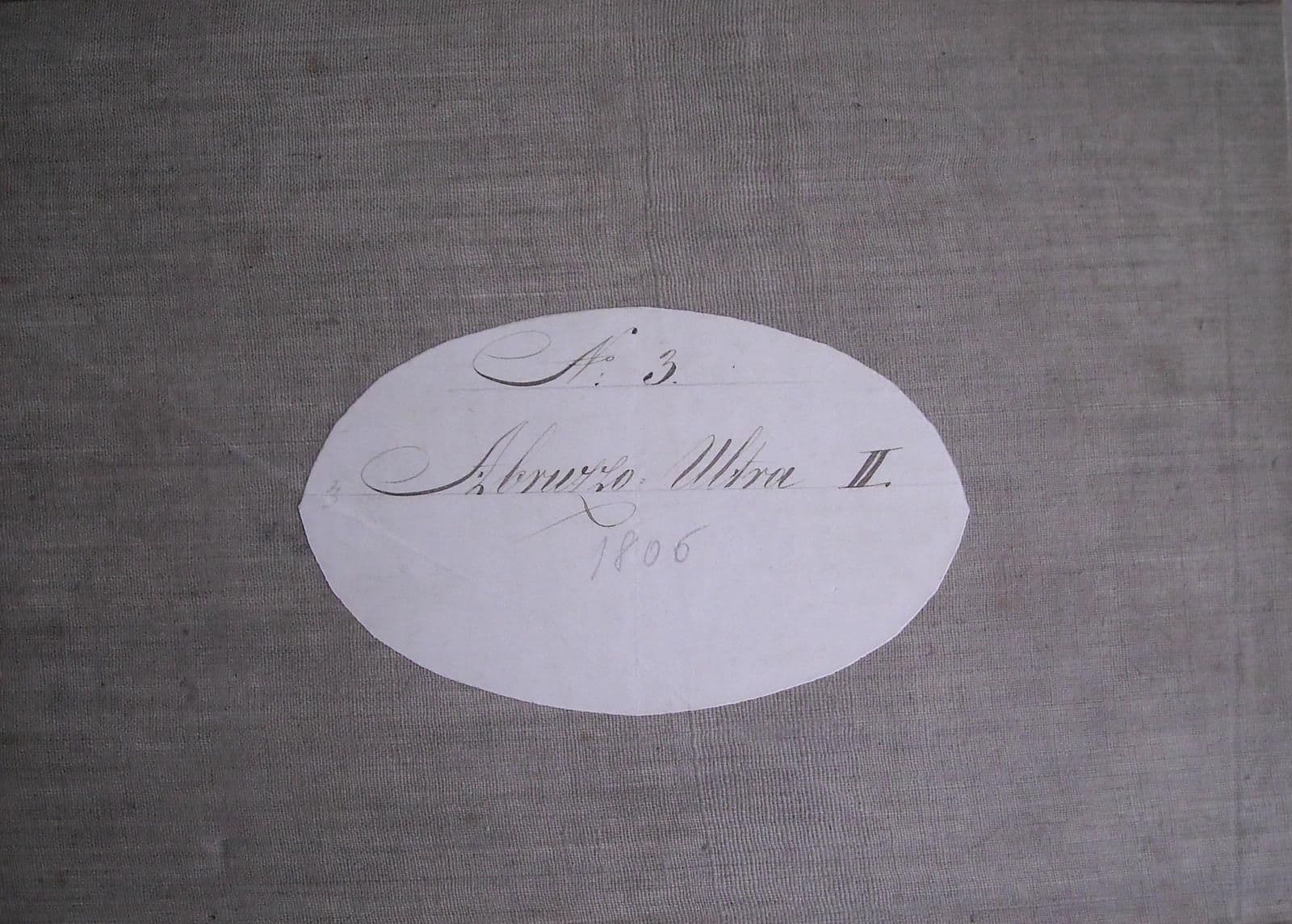 Mappa Antica Abruzzo Ultra II, Rizzi Zannoni 1806