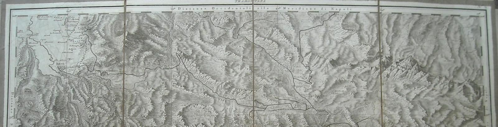 Mappa Antica Abruzzo Ultra II, Rizzi Zannoni 1806