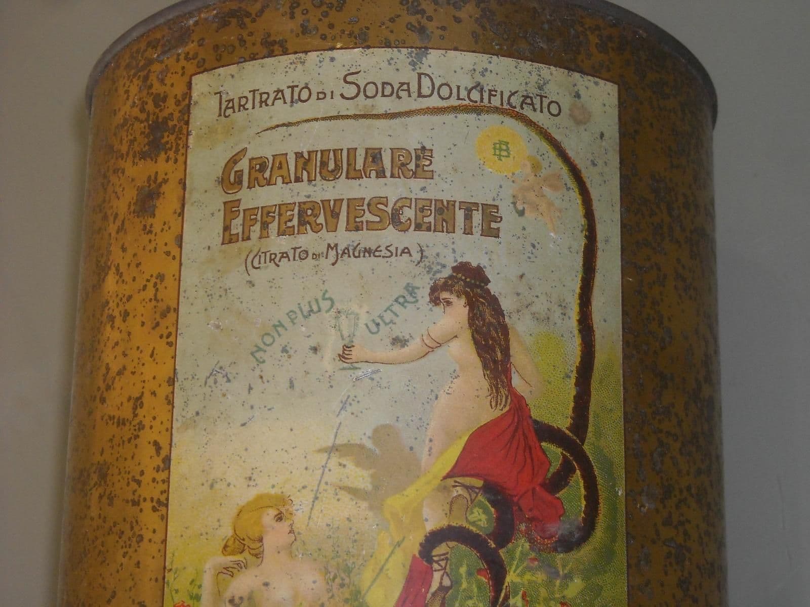 Latta Pubblicitaria Fratelli Bucco Pescara, Stile Liberty, Circa 1900