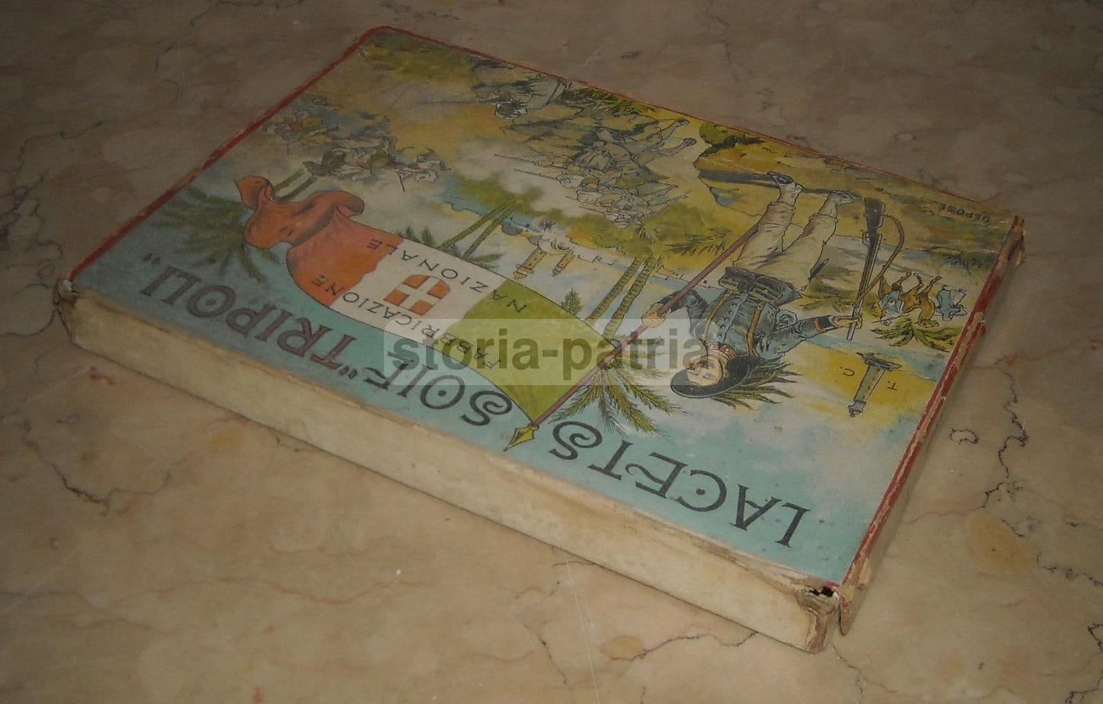 Scatola Pubblicitaria Tripoli Bersaglieri Colonie Italiane Anni '20