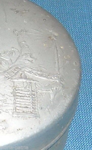 Astuccio Metallico Alessandro Volta Con Ritratto E Stemmi Araldici