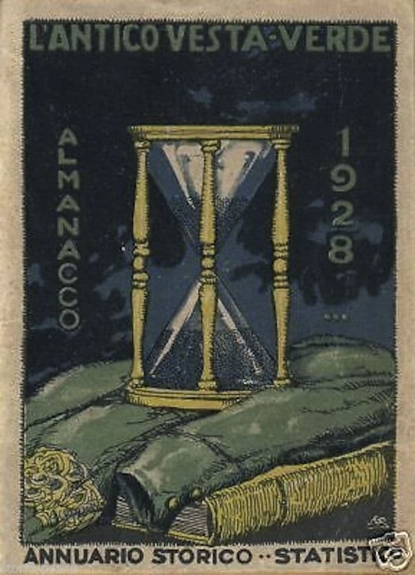 Almanacco Vesta Verde 1928: Annuario Storico Statistico, Aviazione Ed Elettricità