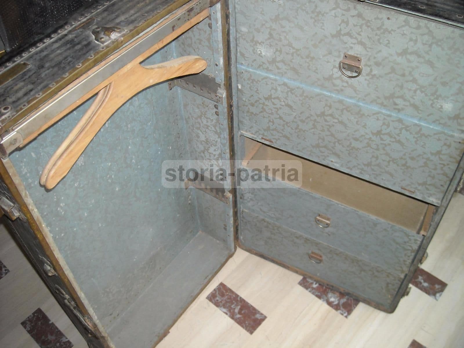 Valigia Armadio Da Viaggio Henry Lissa & Co. New York, Inizio '900