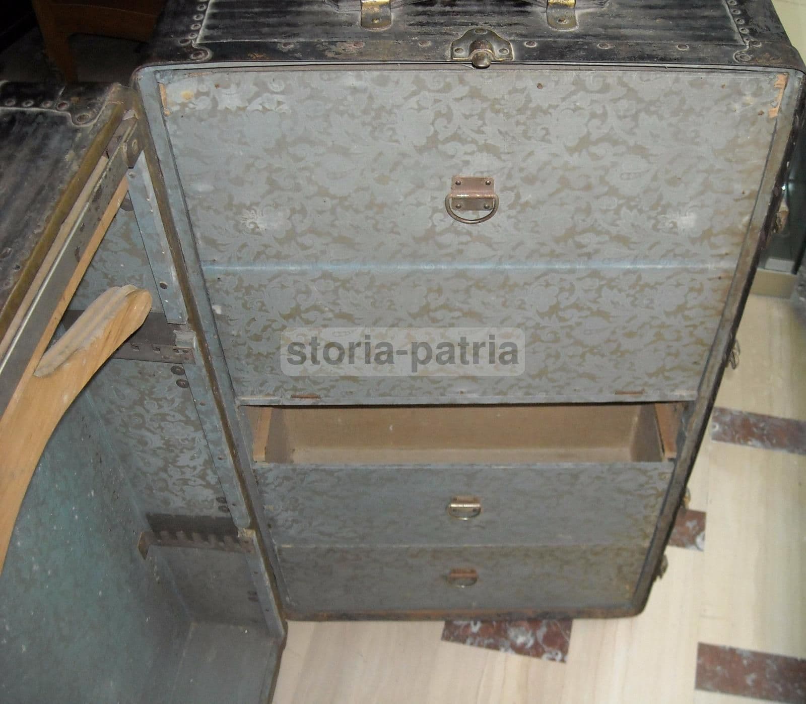 Valigia Armadio Da Viaggio Henry Lissa & Co. New York, Inizio '900