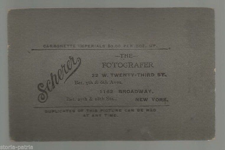 Antica Fotografia Scherer New York Inizio '900 Originale Broadway