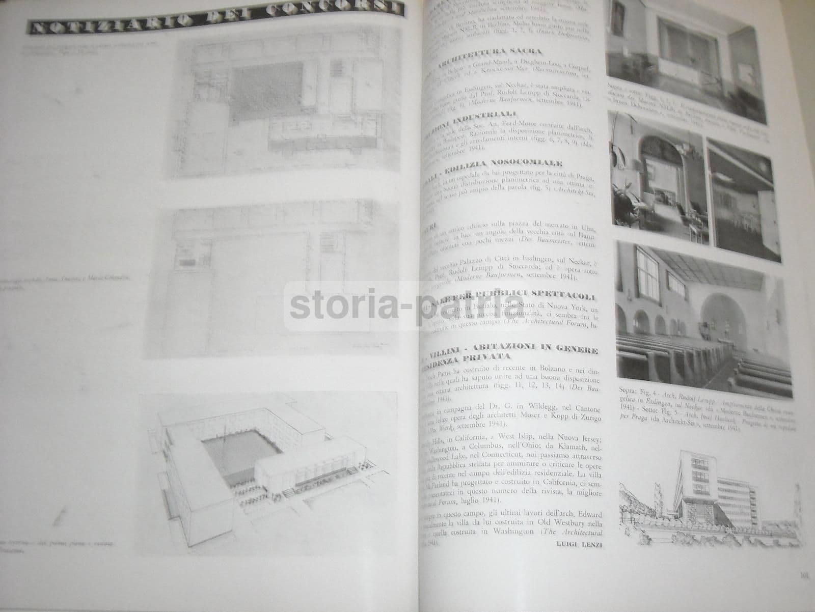 Rassegna Di Architettura, Diretta Da Marcello Piacentini, Marzo 1942 Garzanti, Milano