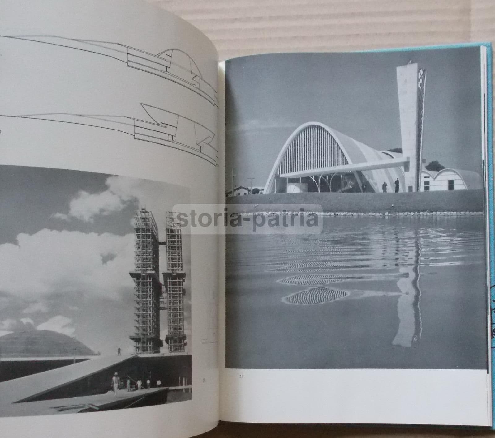 Oscar Niemeyer: Monografia Di Stamo Papadaki, 1961. Edizione Il Saggiatore Con Sovraccoperta Di Anita Klinz