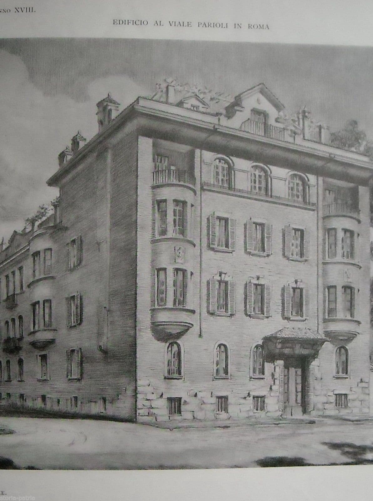 Edificio Viale Parioli, Roma: Progetto Architettonico Di Marcello Piacentini