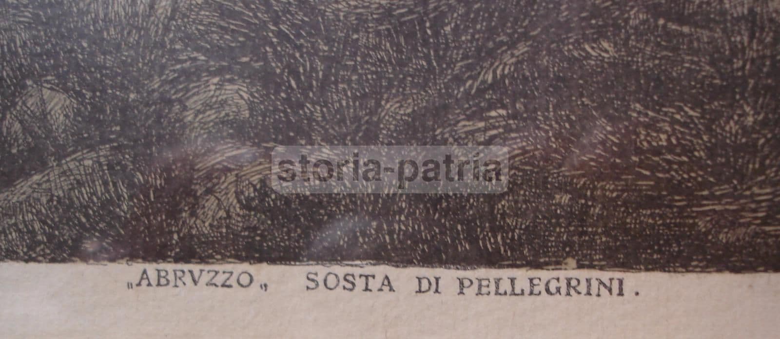 Basilio Cascella, Sosta Di Pellegrini Stampa Antica Abruzzo E Folklore