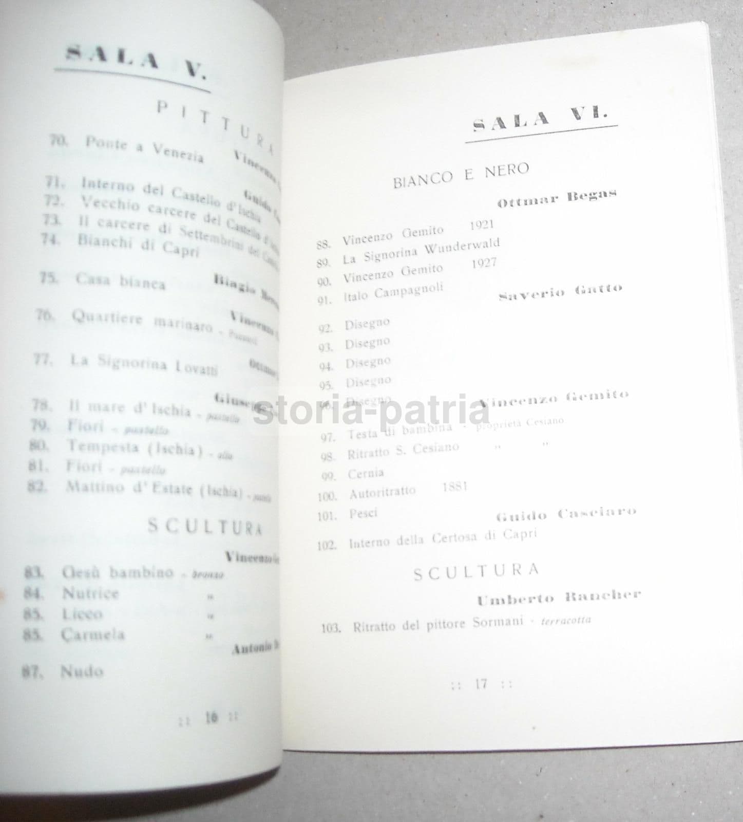 Catalogo Mostra Gruppo Flegreo, Napoli 1928