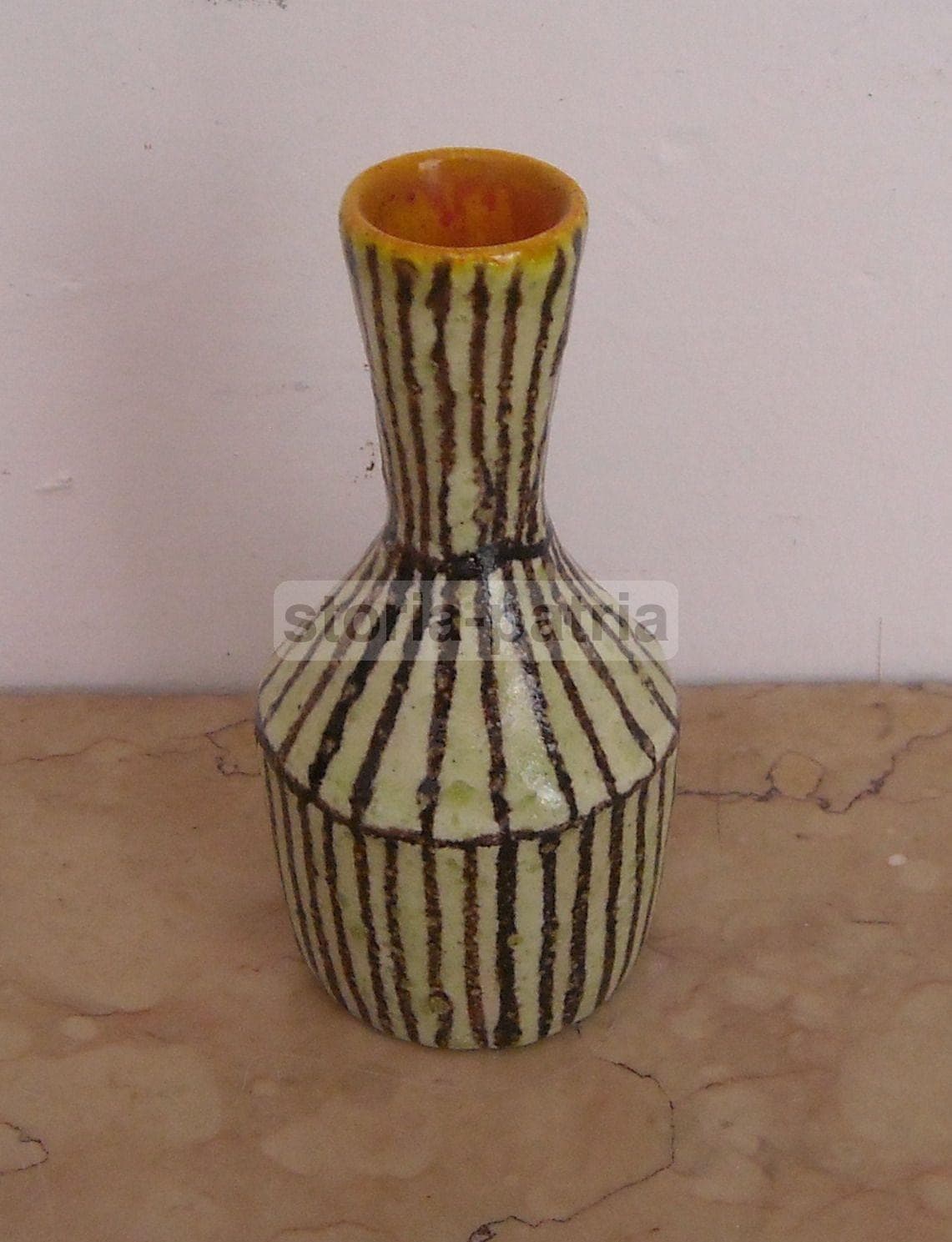Ceramica La Cava Firmata Anni '50 '60 Vasetto Decorativo Vintage