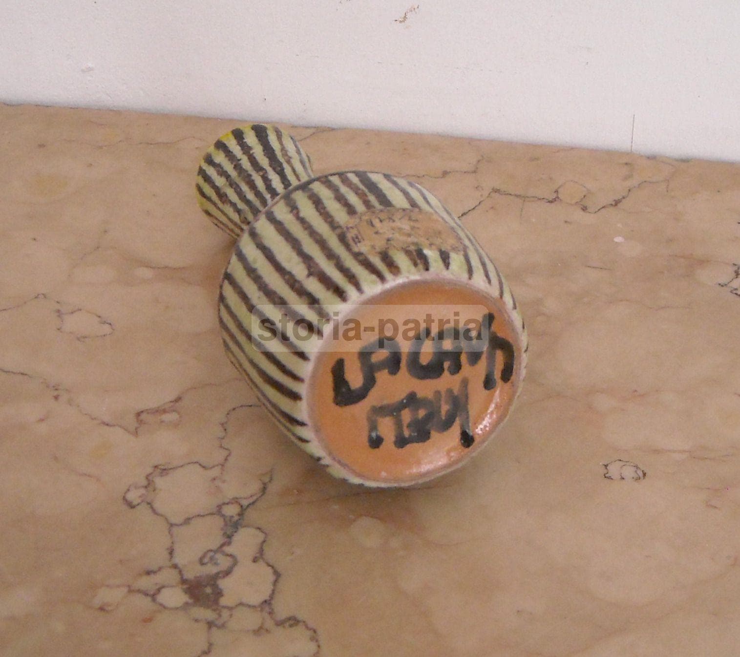 Ceramica La Cava Firmata Anni '50 '60 Vasetto Decorativo Vintage