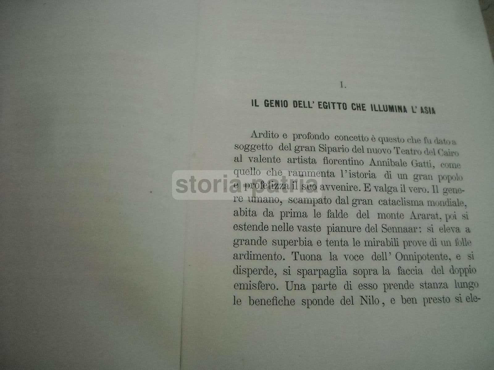 Pietro Avoscani. Biografia Di Niccola Ulacacci, 1870, Livorno, Egitto, Teatro Del Cairo