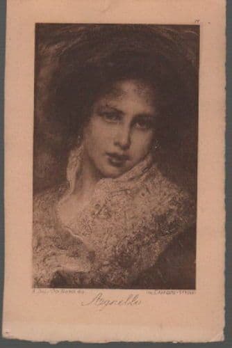 Cartolina Artistica Angelo Dall'Oca Bianca, Agnello, Verona Cavadini