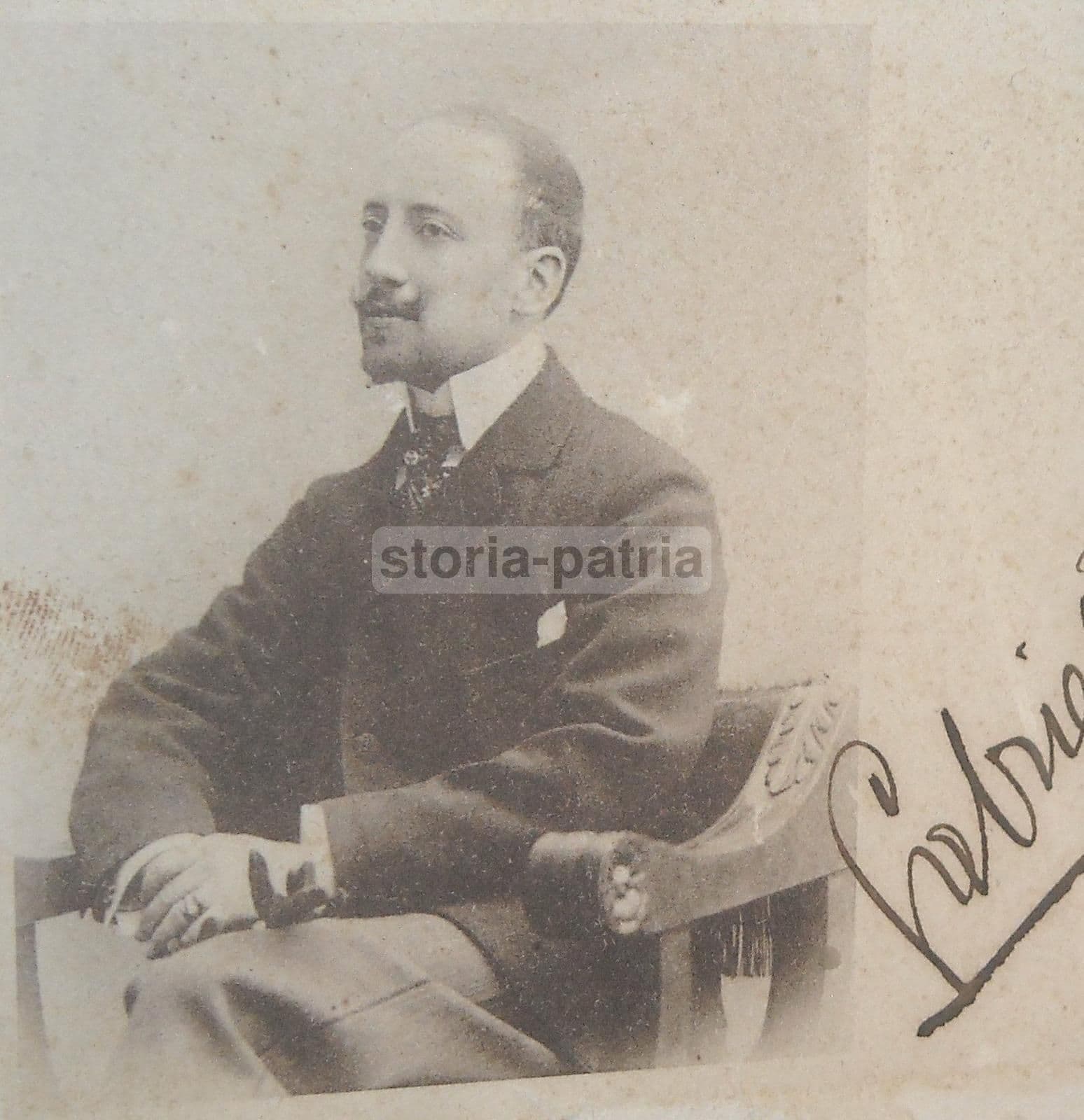 Cartolina Autografata Gabriele d'Annunzio, 1902