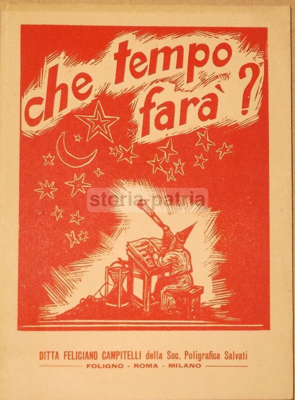 Che Tempo Farà? Presagi Meteorologici E Folklore Regionale (1941)