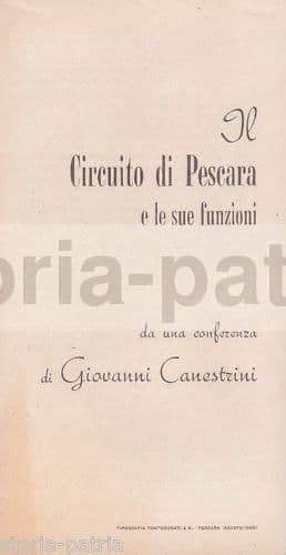 Circuito Di Pescara, Giovanni Canestrini (1956)