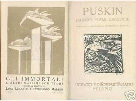Puškin: Drammi, Poemi E Leggende. Traduzione Di Domenico Ciampoli, Illustrazioni Di Duilio Cambellotti