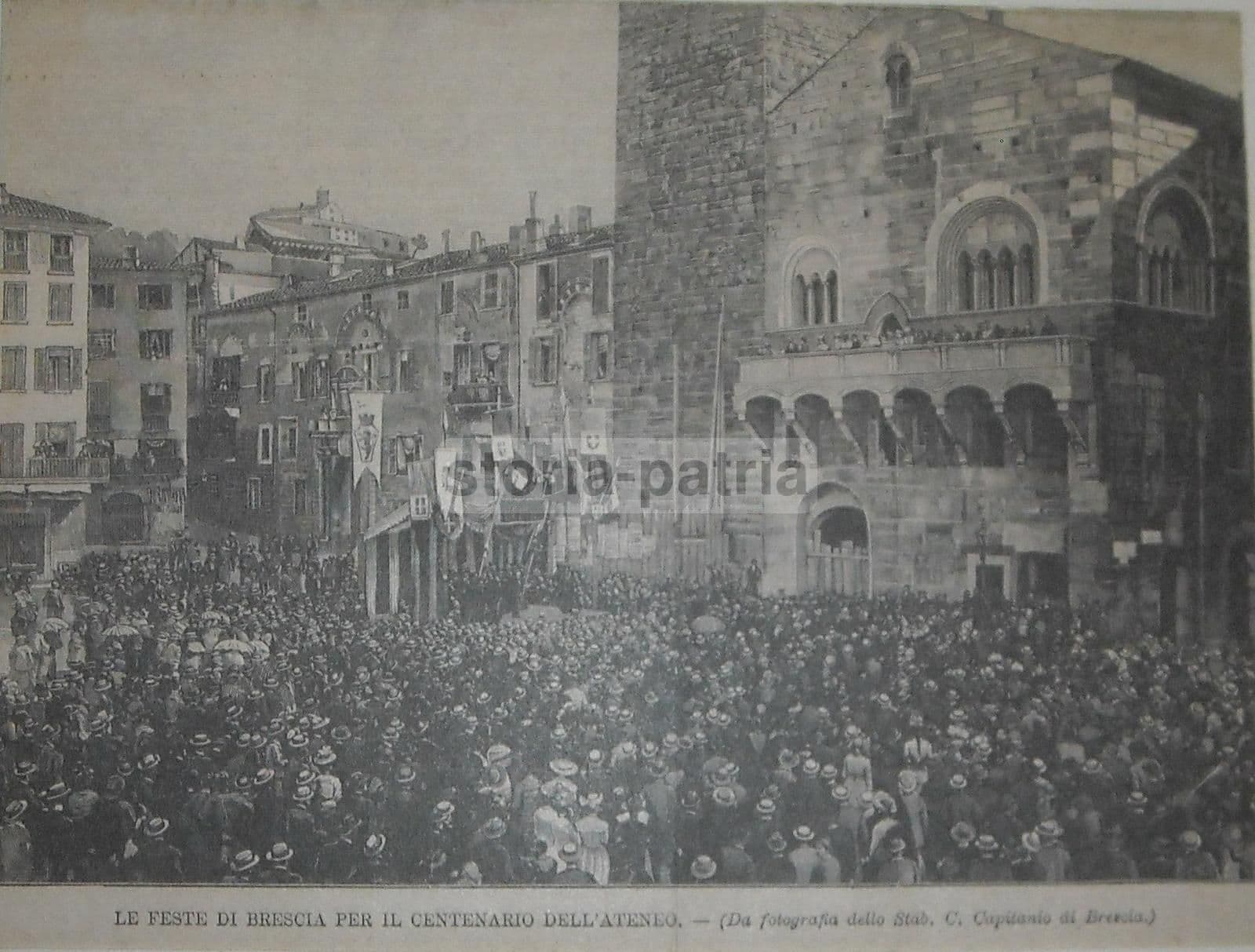 Le Feste Di Brescia Per Il Centenario Dell'Ateneo