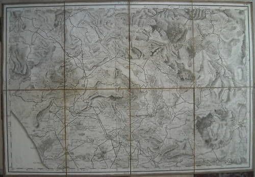 Mappa Terra Di Lavoro, 1789, Rizzi Zannoni, Campania E Molise