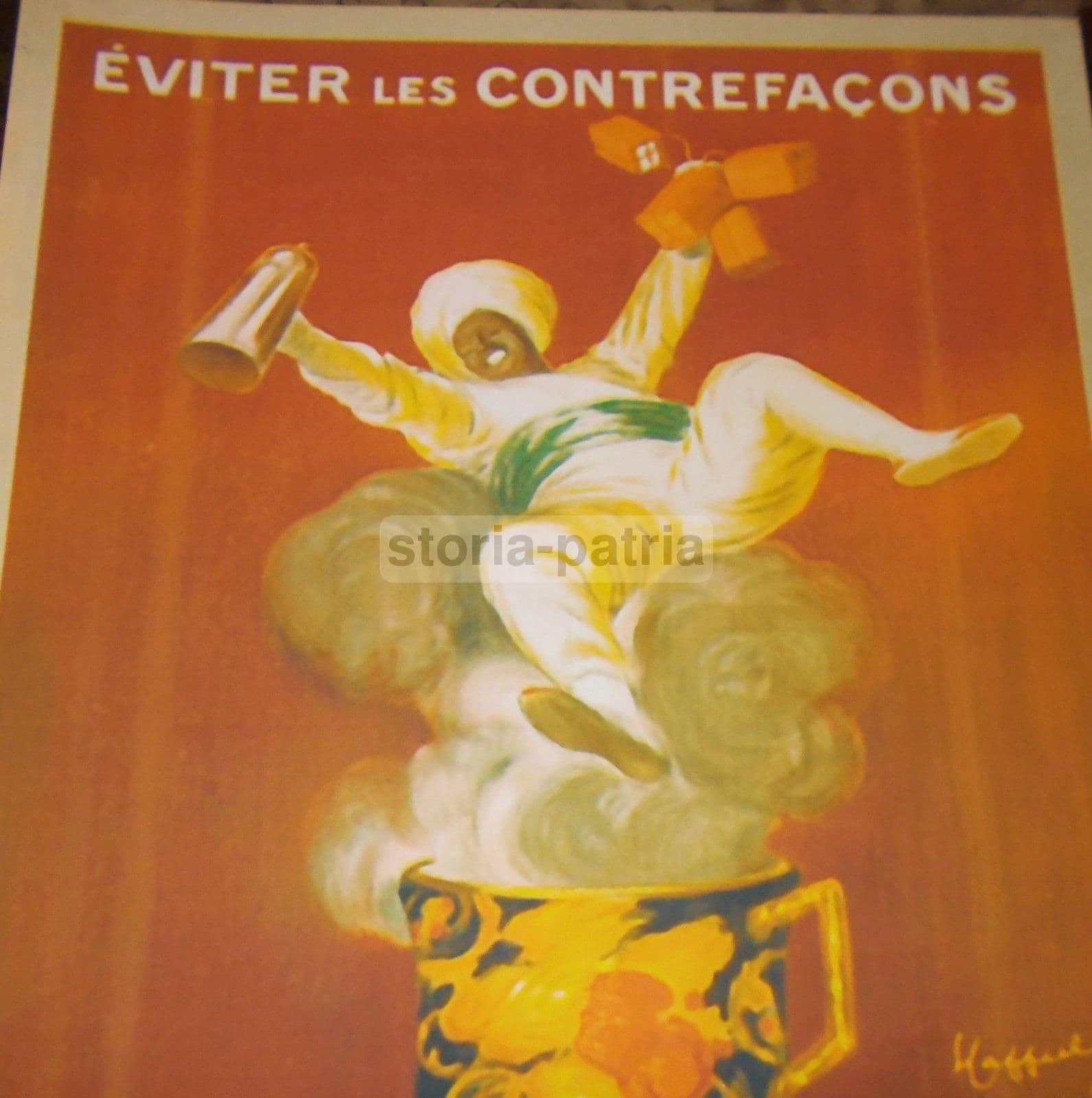 Manifesto Pubblicitario Café Martin Cappiello (ristampa Moderna)