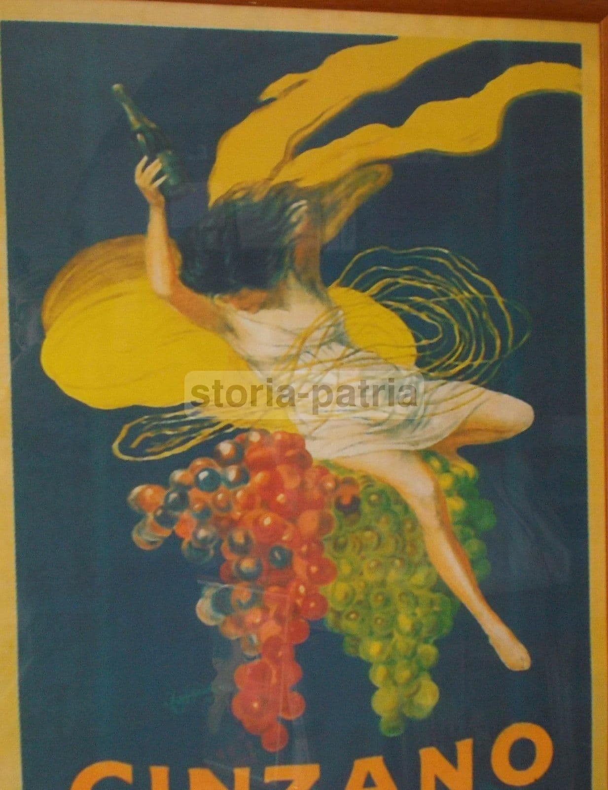 Manifesto Pubblicitario Cinzano, Soggetto Allegorico Di Leonetto Cappiello (ristampa)