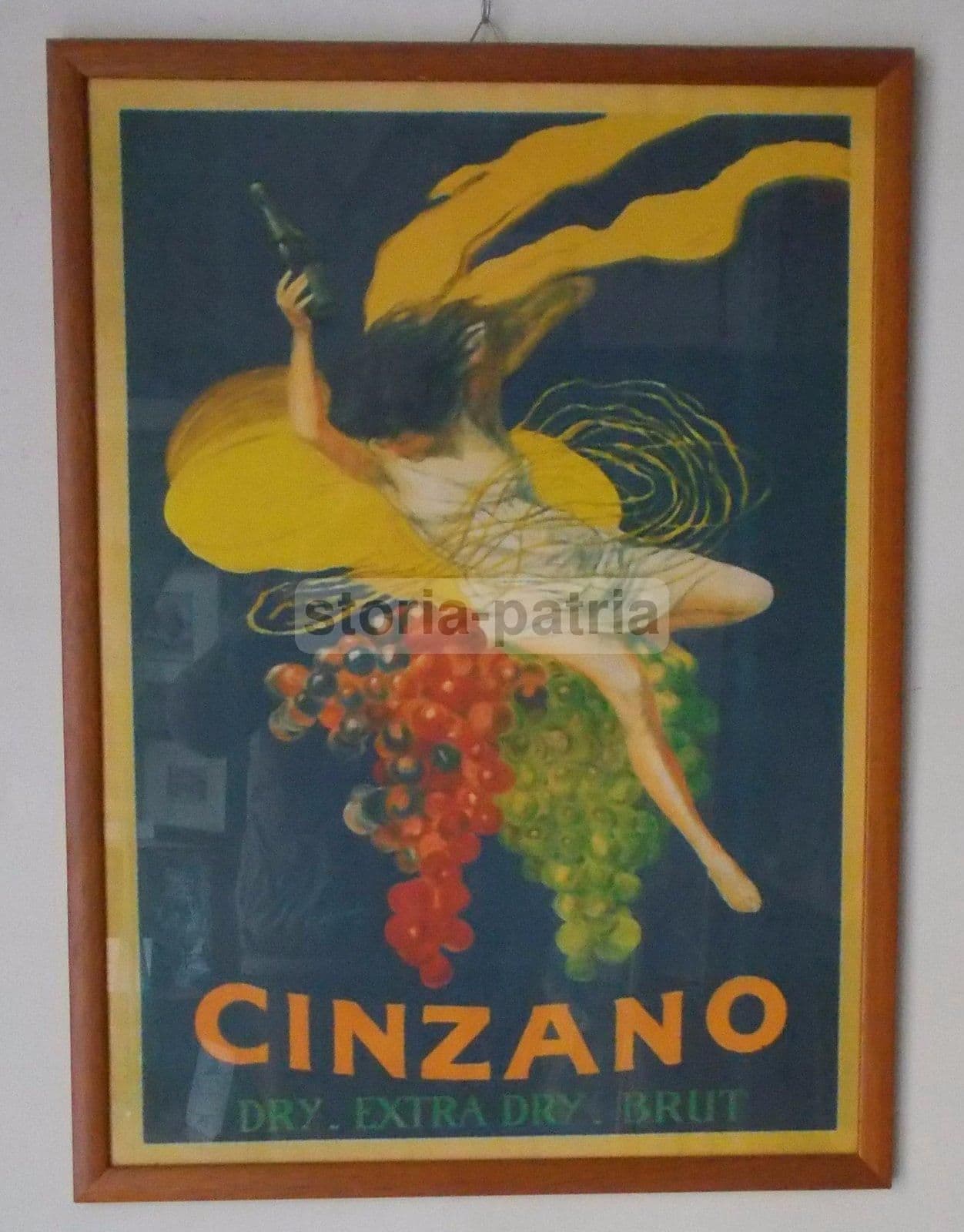 Manifesto Pubblicitario Cinzano, Soggetto Allegorico Di Leonetto Cappiello (ristampa)
