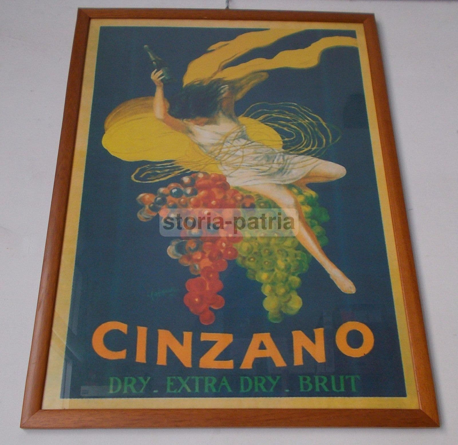 Manifesto Pubblicitario Cinzano, Soggetto Allegorico Di Leonetto Cappiello (ristampa)