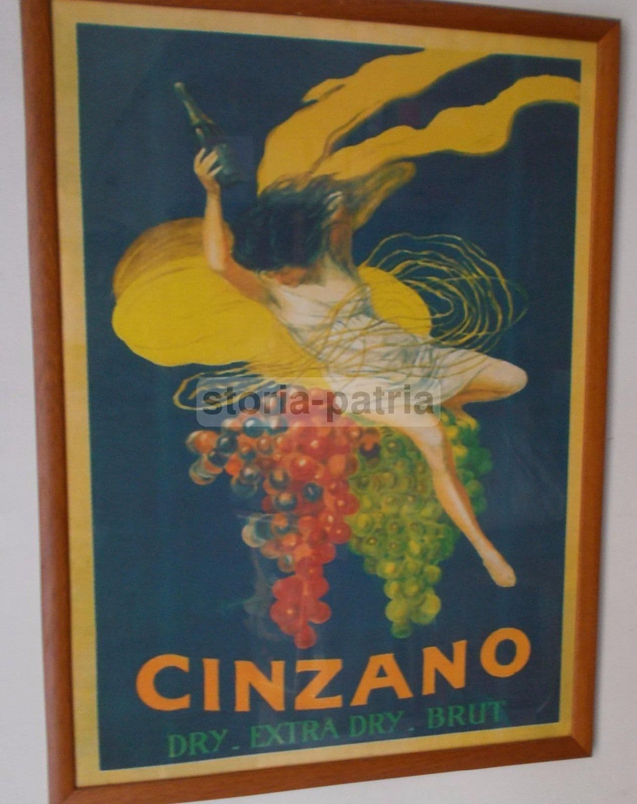 Manifesto Pubblicitario Cinzano, Soggetto Allegorico Di Leonetto Cappiello (ristampa)