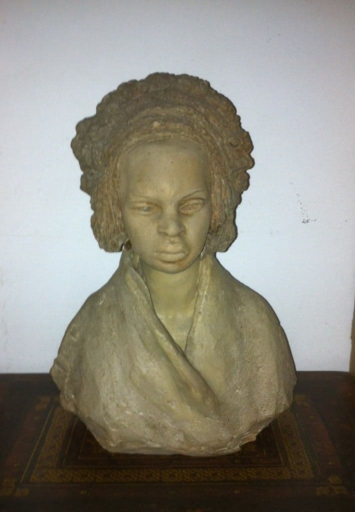 Scultura In Terracotta Di Donna Africana, Domenico Mastroianni, Roma, Anni '20 '30