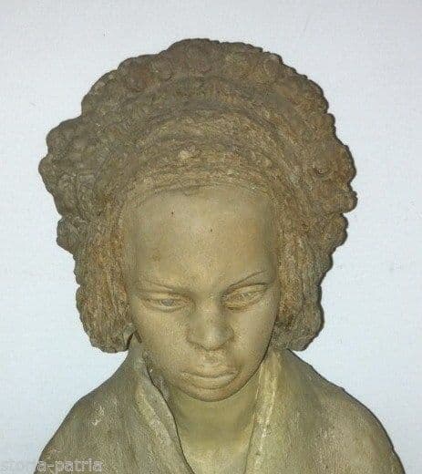 Scultura In Terracotta Di Donna Africana, Domenico Mastroianni, Roma, Anni '20 '30