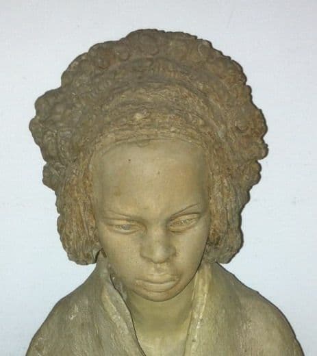 Scultura In Terracotta Di Donna Africana, Domenico Mastroianni, Roma, Anni '20 '30