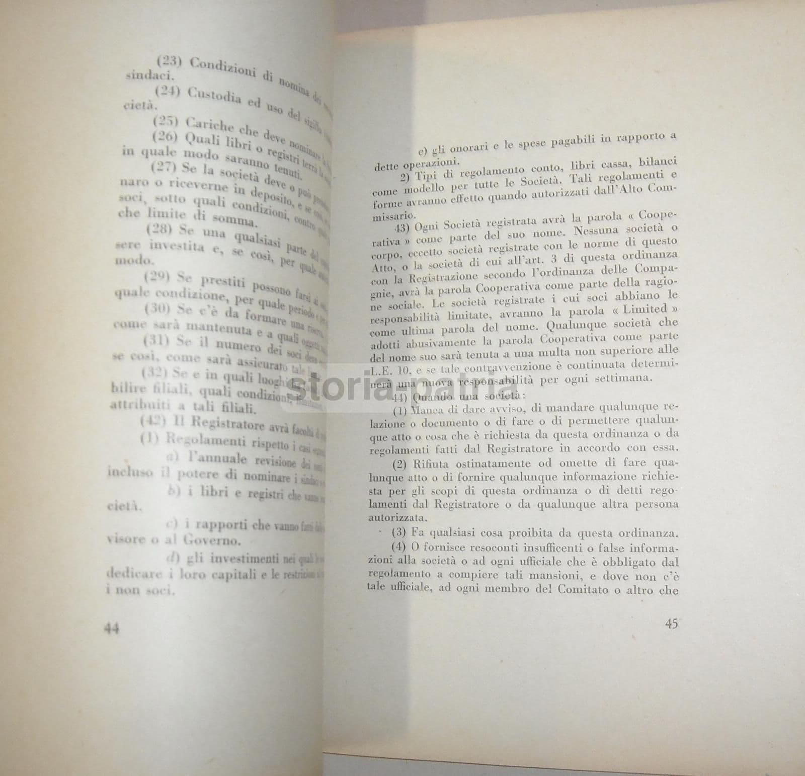 Aspetti E Sviluppi Cooperativi In Palestina Di D. Medugno (1927)