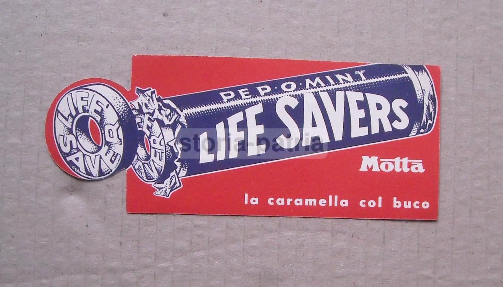 Segnalibro Pubblicitario Cinzano E Motta Caramelle Anni '50