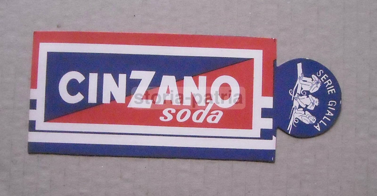 Segnalibro Pubblicitario Cinzano E Motta Caramelle Anni '50