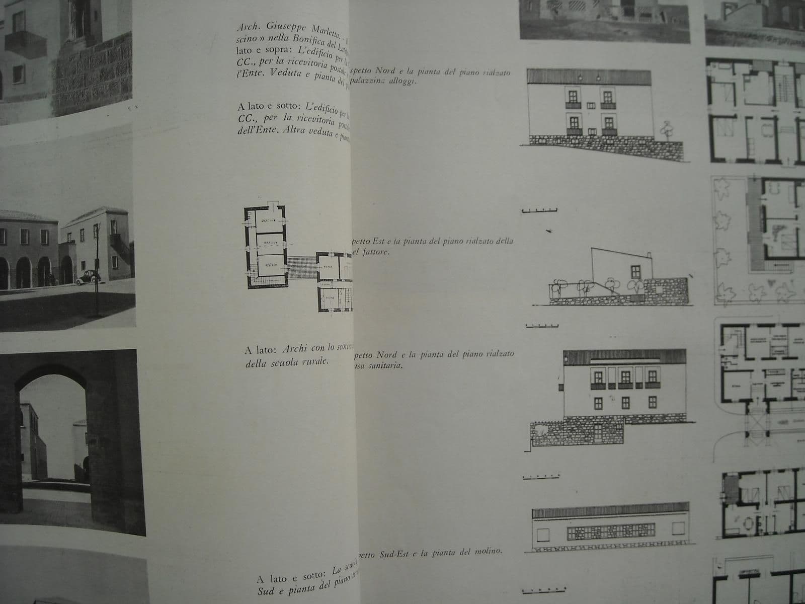 Rivista Architettura: Piacentini, 1943, Vaccaro, Marletta, Bonifica