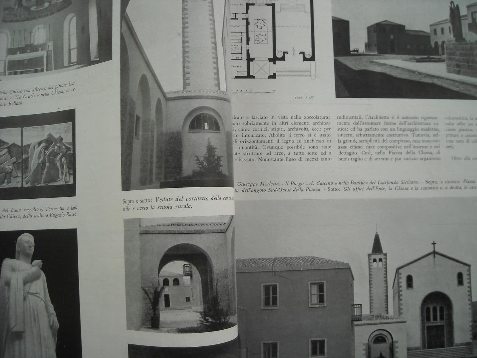 Rivista Architettura: Piacentini, 1943, Vaccaro, Marletta, Bonifica