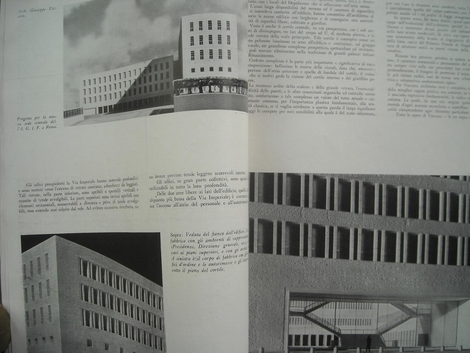 Rivista Architettura: Piacentini, 1943, Vaccaro, Marletta, Bonifica