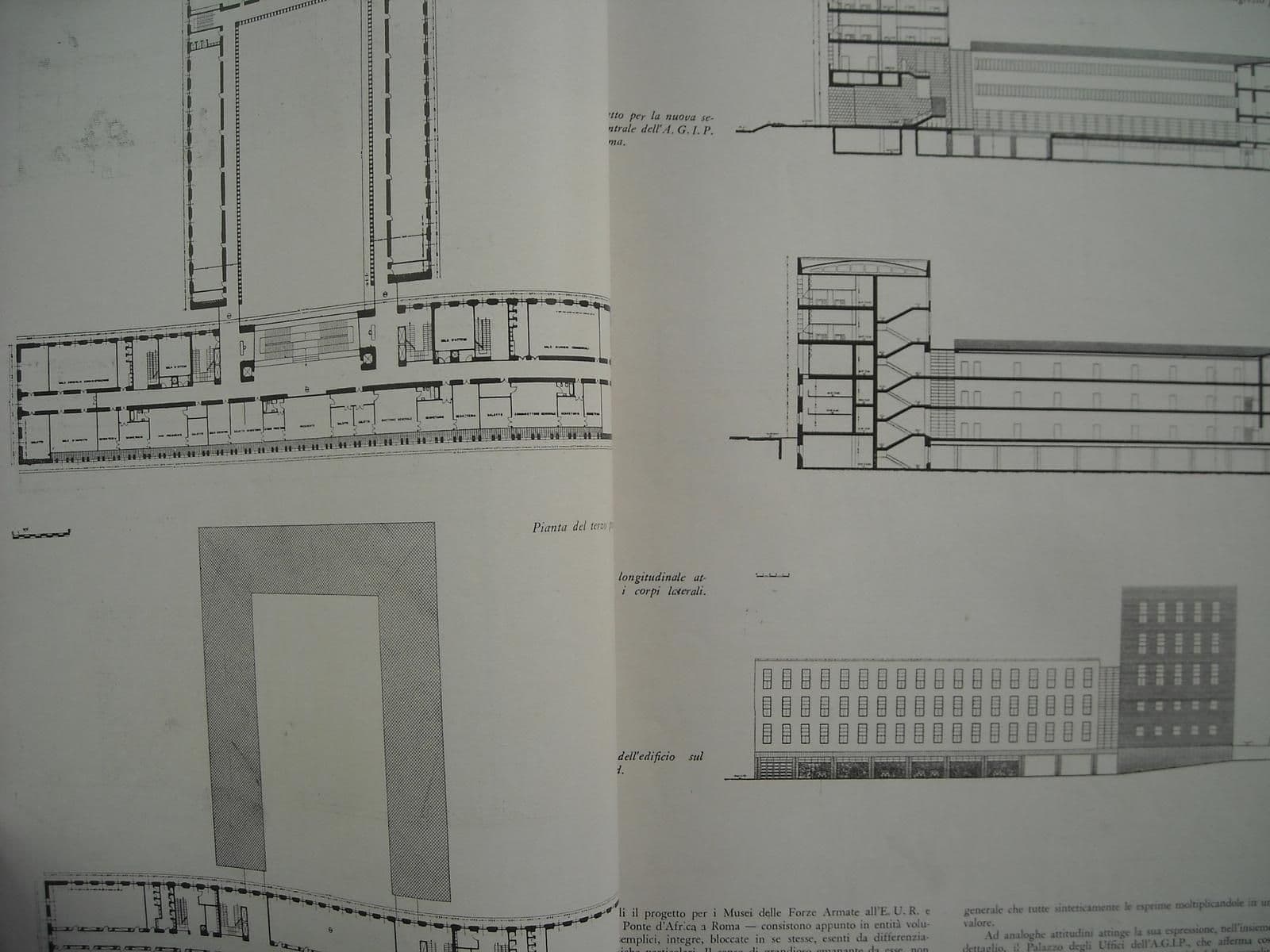 Rivista Architettura: Piacentini, 1943, Vaccaro, Marletta, Bonifica