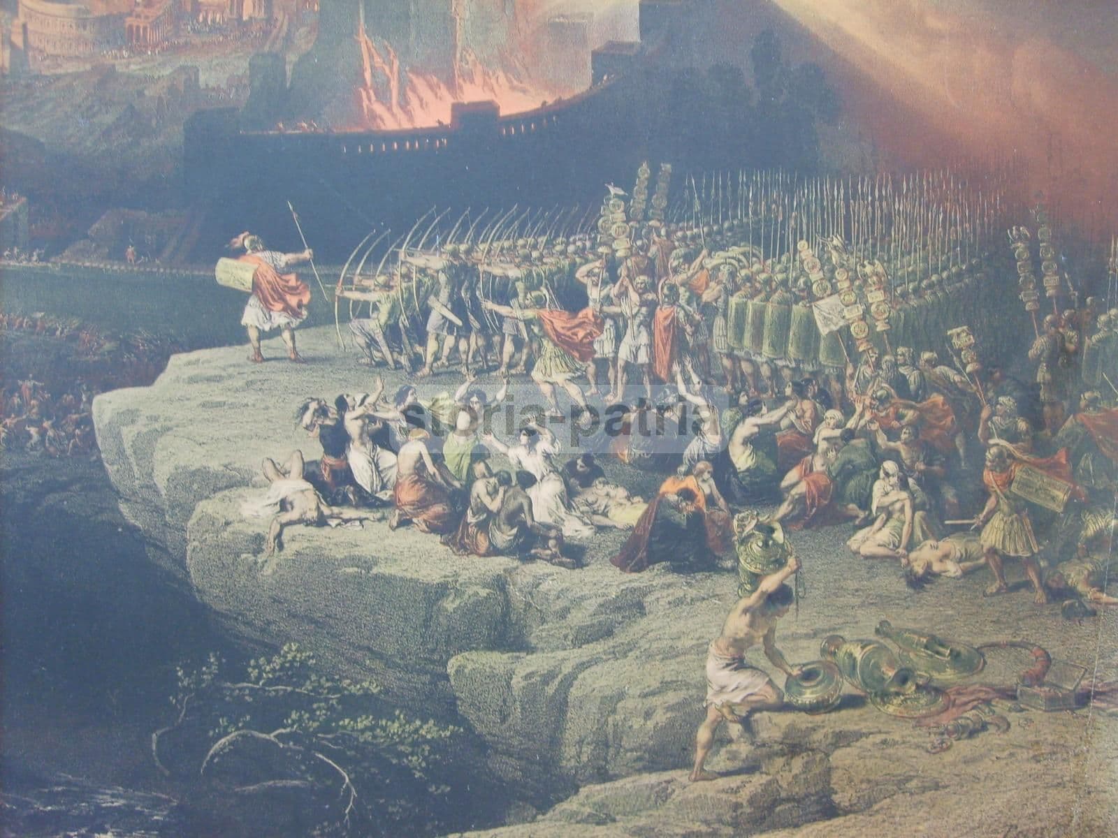 Litografia: La Distruzione Di Gerusalemme (1851), David Roberts E Louis Haghe