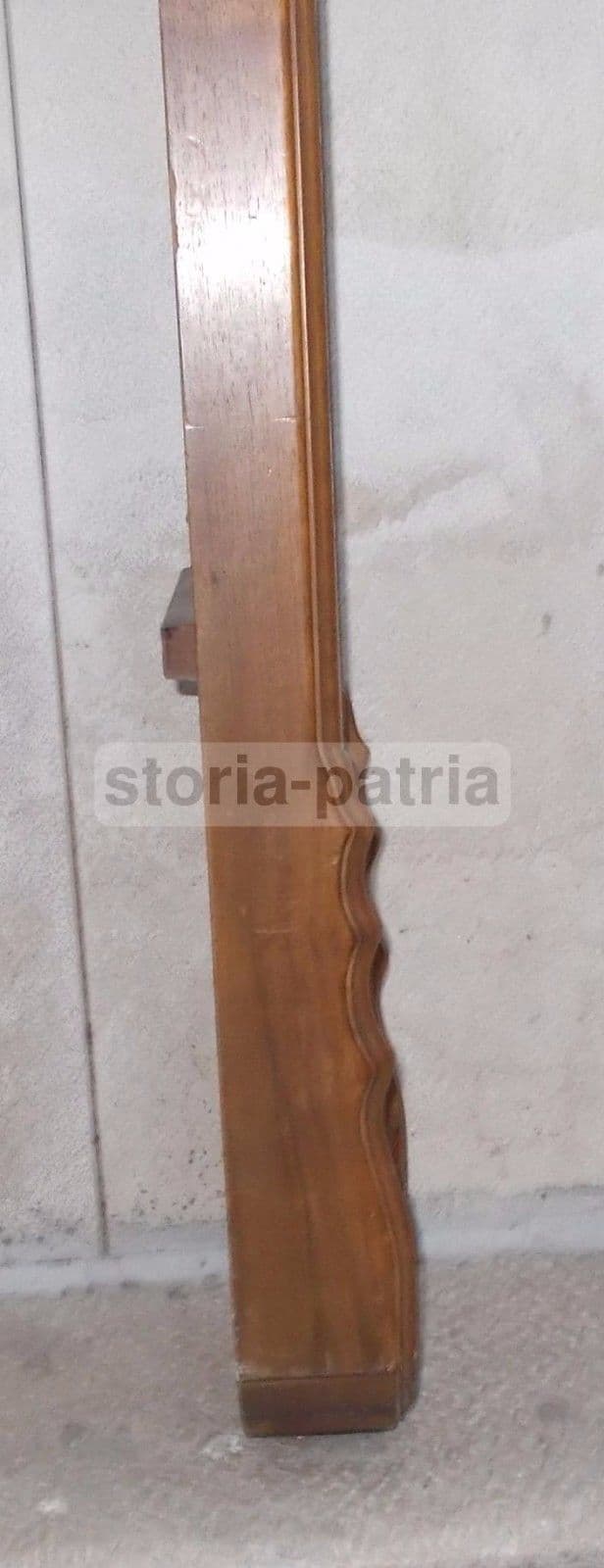 Gioco Da Tavolo Antico In Legno Intarsiato, Epoca '900, 230 Cm