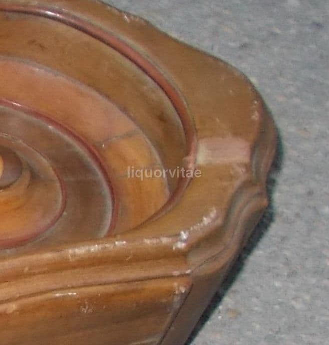 Gioco Da Tavolo Antico In Legno Intarsiato, Epoca '900, 230 Cm