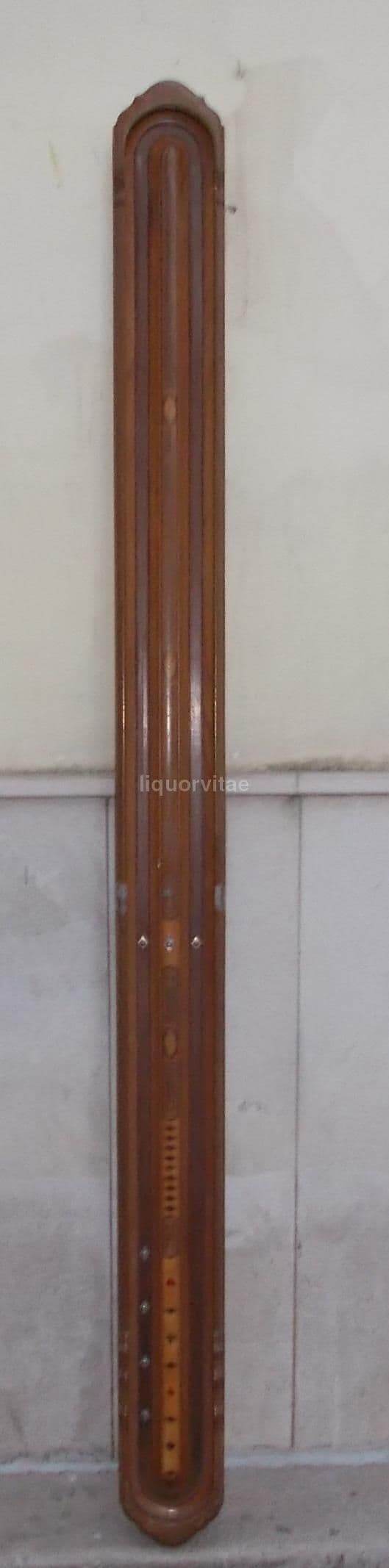 Gioco Da Tavolo Antico In Legno Intarsiato, Epoca '900, 230 Cm