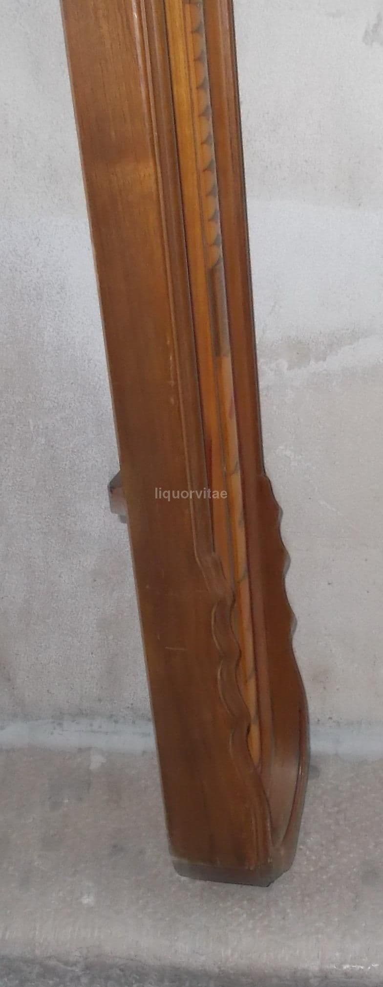 Gioco Da Tavolo Antico In Legno Intarsiato, Epoca '900, 230 Cm