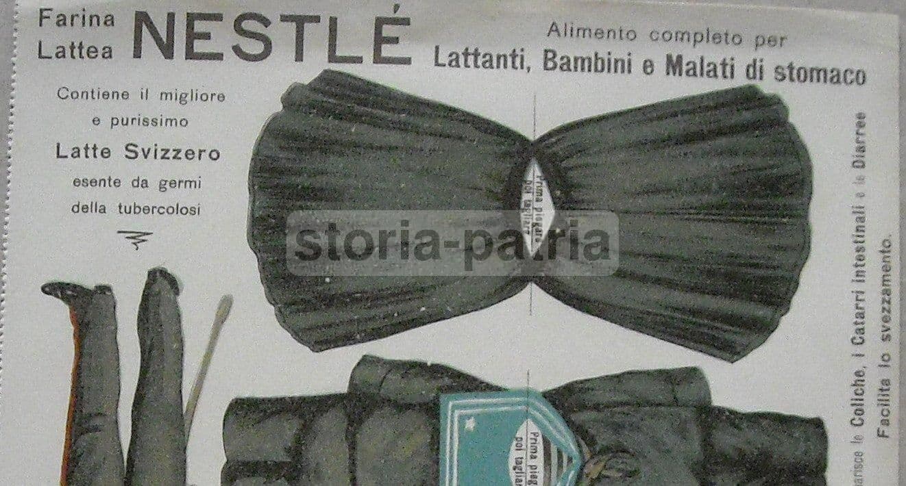 Bambolotto Da Vestire Nestlé: Pubblicità Anni '30 E Militaria