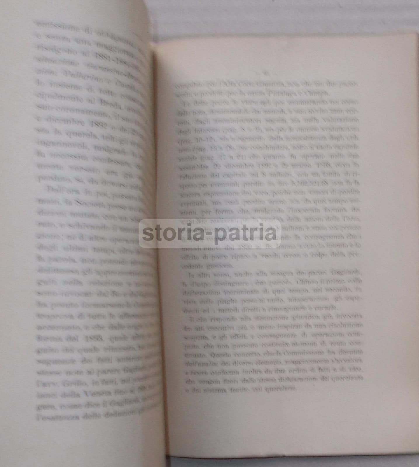 Ordinanze Del Senato: Procedimento A Carico Del Senatore Breda (1899)