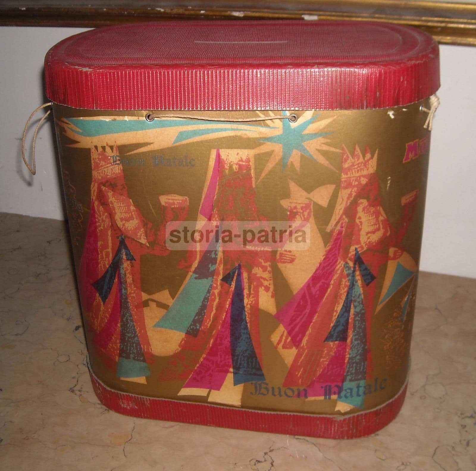 Scatola Pubblicitaria Motta Natale Re Magi, Anni '50